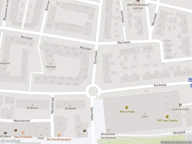 Politie naar de Sportlaan in Hardenberg vanwege aanrijding met letsel