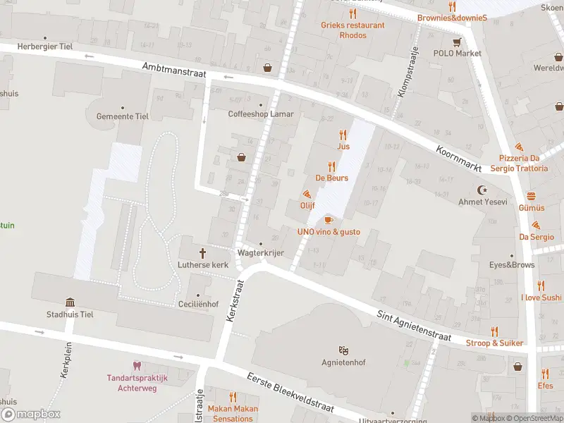 Brandweer met normale urgentie naar de Vleesstraat in Tiel vanwege dier(en) in nood