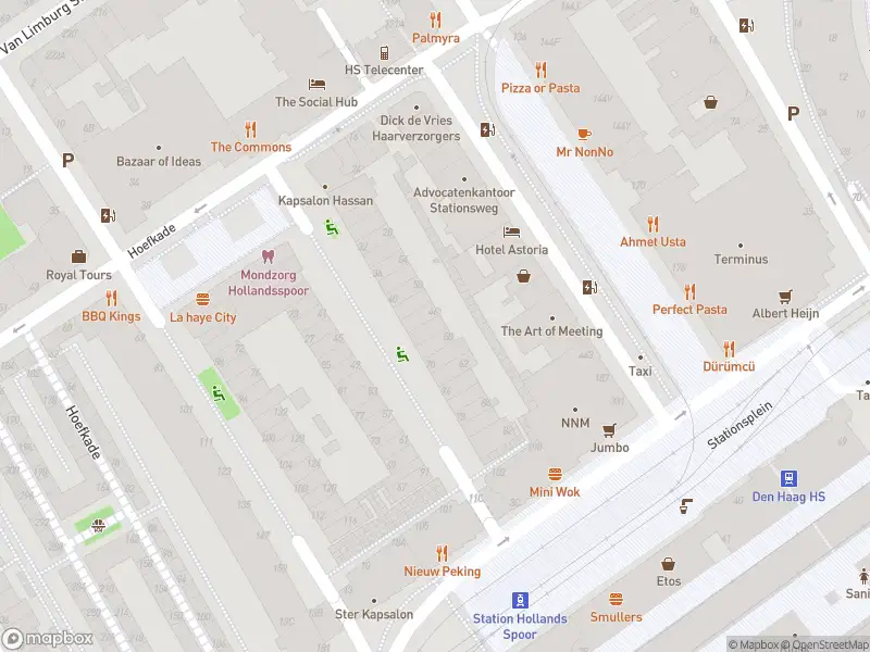 Politie met grote spoed naar de Stationsweg in 's-Gravenhage vanwege ongeval met letsel