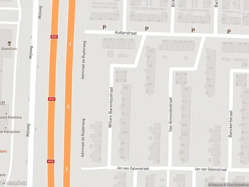 Ambulance met gepaste spoed naar de Willem Barentszstraat in Dordrecht