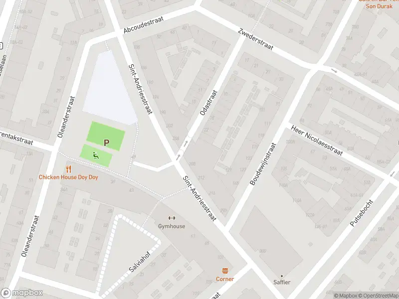 Ambulance met grote spoed naar de Sint-Andriesstraat in Rotterdam