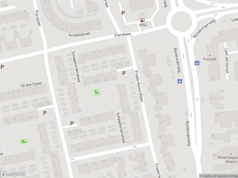 Ambulance met grote spoed naar de Schaapherdershoek in Rijnsburg