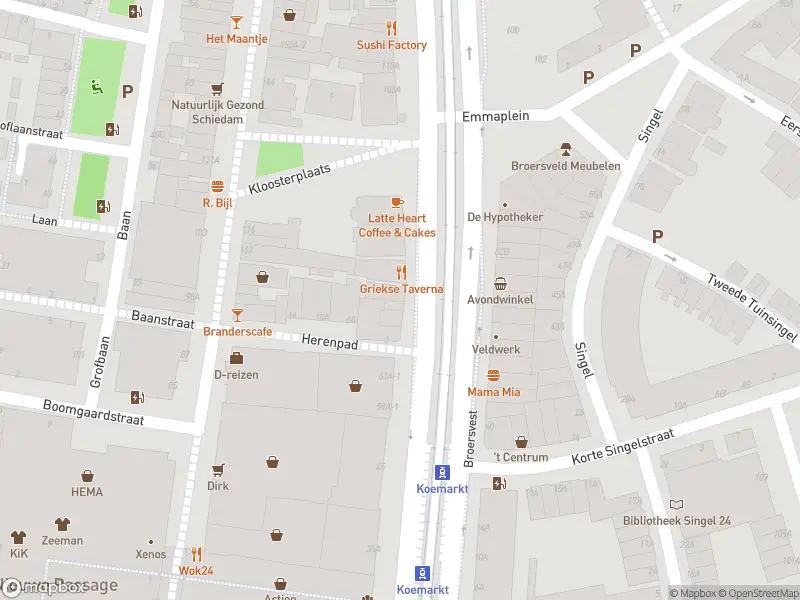 Ambulance met gepaste spoed naar de Broersvest in Schiedam