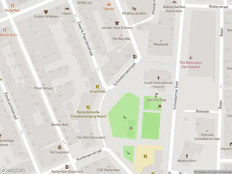 Ambulance met gepaste spoed naar de Coolsingel in Rotterdam