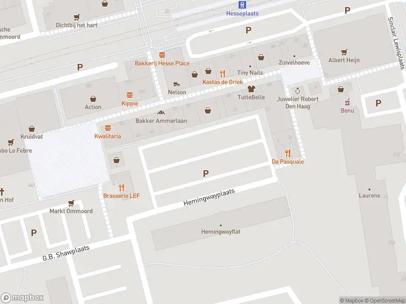 Ambulance met gepaste spoed naar de Hemingwayplaats in Rotterdam