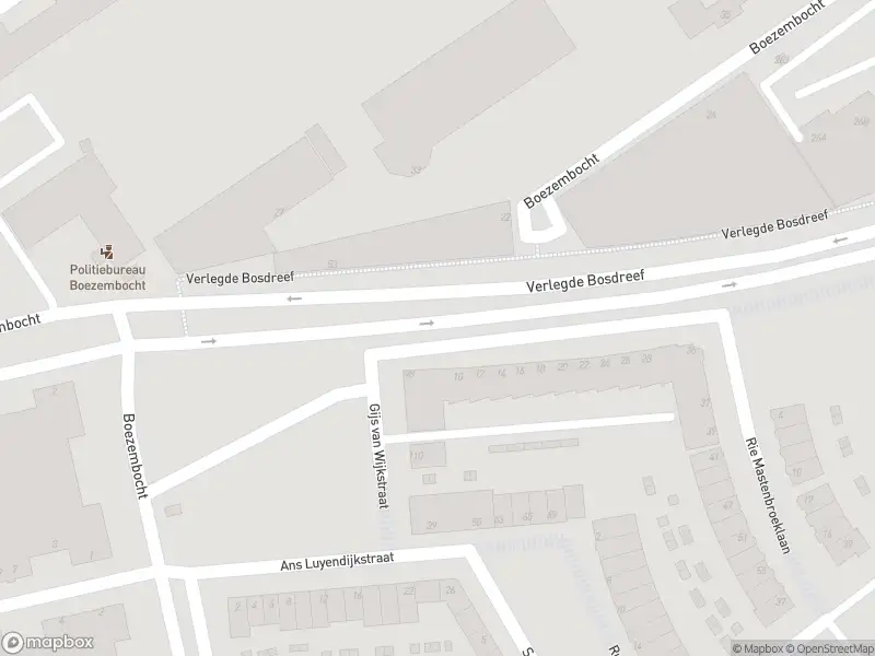 Ambulance met grote spoed naar de Boezembocht in Rotterdam