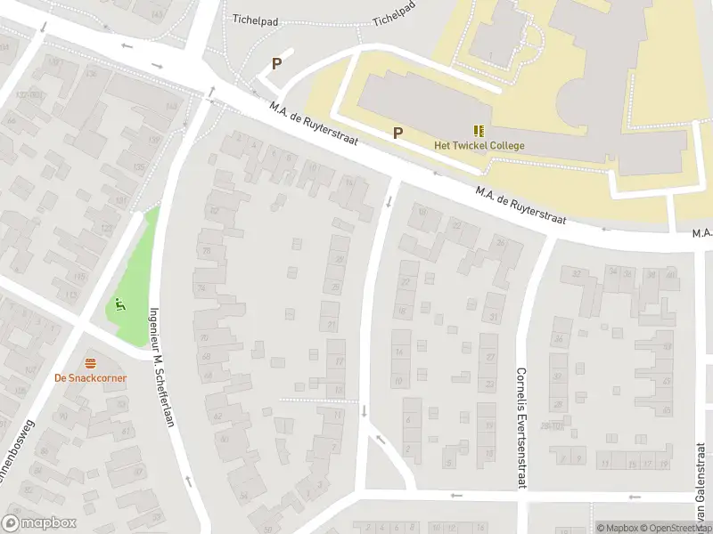 Politie naar de ir. M. Schefferlaan in Hengelo vanwege aanrijding met letsel