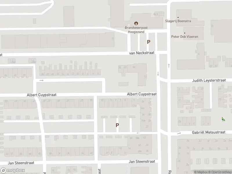 Brandweer met gepaste spoed naar de Albert Cuypstraat in Hoogezand vanwege een liftopsluiting