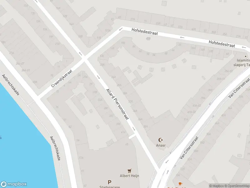 Ambulance met gepaste spoed naar de Allard Piersonstraat in Rotterdam