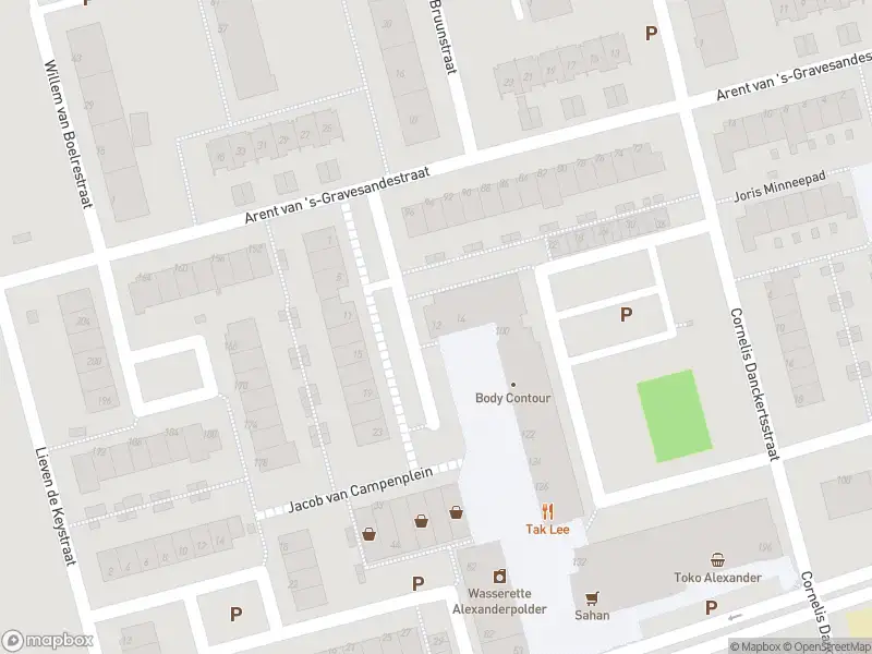 Ambulance met gepaste spoed naar de Jacob van Campenplein in Rotterdam