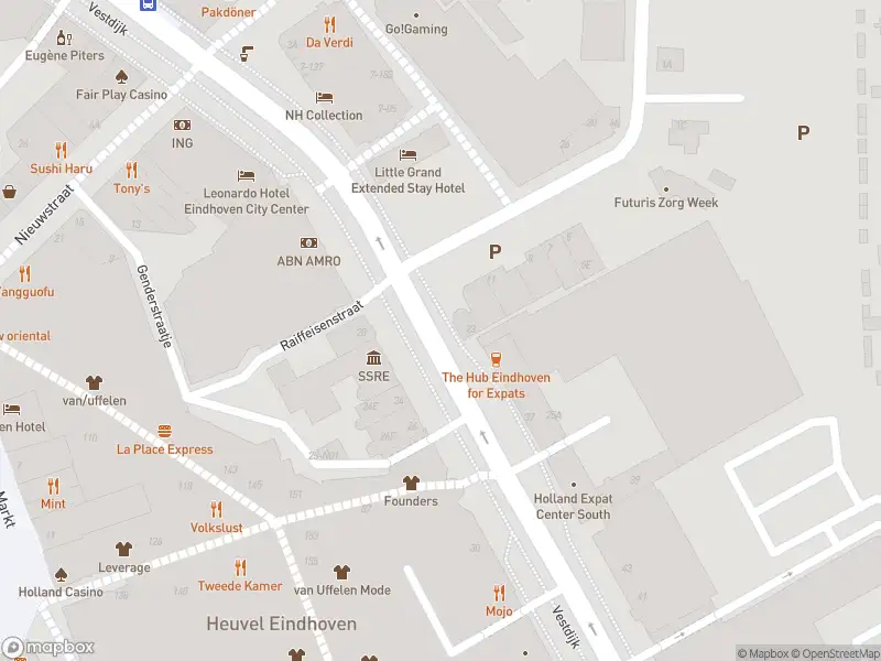 Politie naar de Vestdijk in Eindhoven vanwege ongeval met letsel