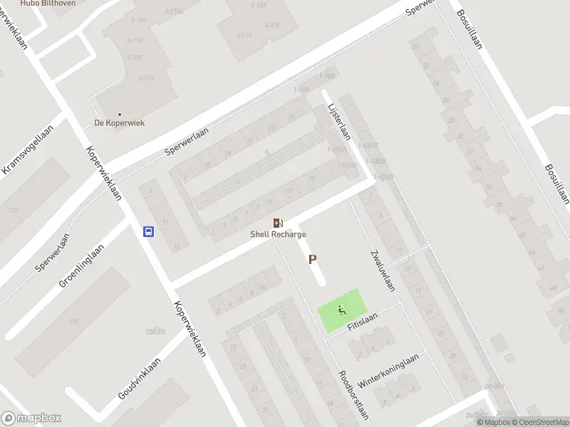 Brandweer met grote spoed naar de Lijsterlaan in Bilthoven vanwege gebouwbrand