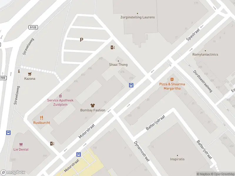 Besteld ambulance vervoer naar de Motorstraat in Rotterdam