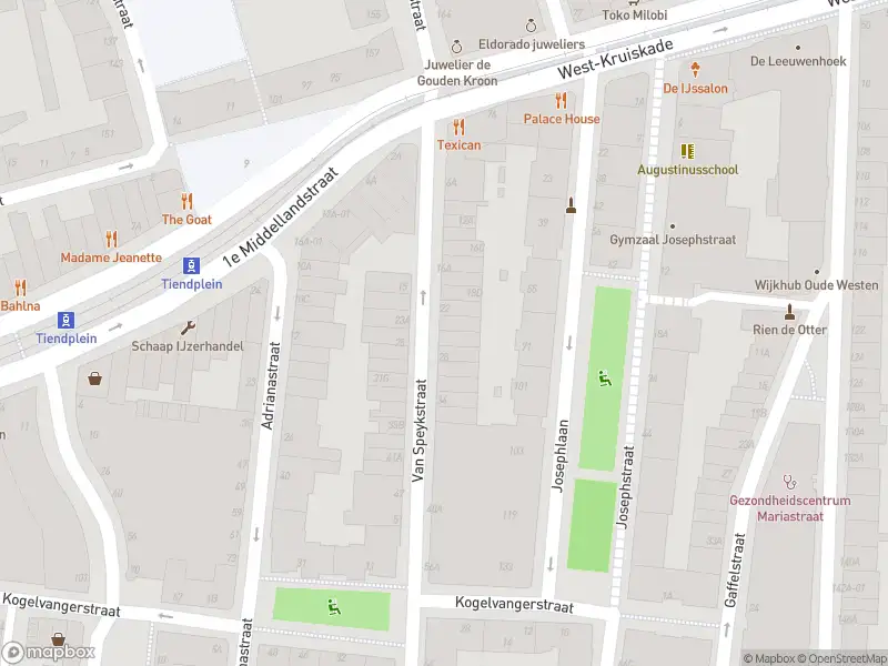 Ambulance met gepaste spoed naar de Van Speykstraat in Rotterdam