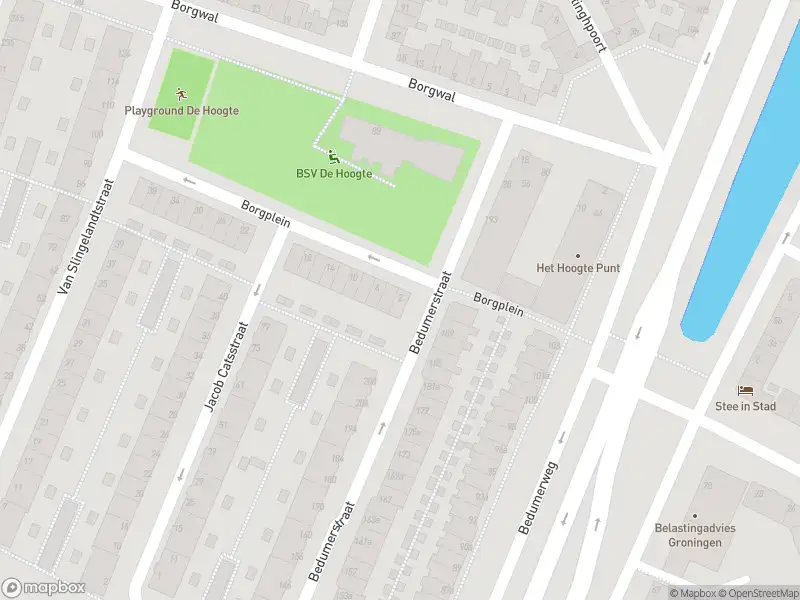 Brandweer met gepaste spoed naar de Borgplein in Groningen vanwege afhijsen patient