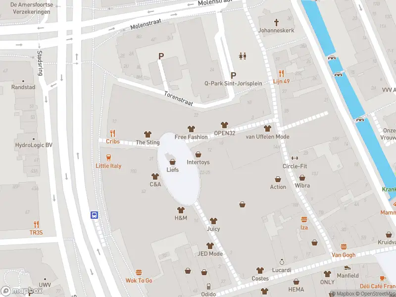 Brandweer met gepaste spoed naar de Sint Jorisplein in Amersfoort