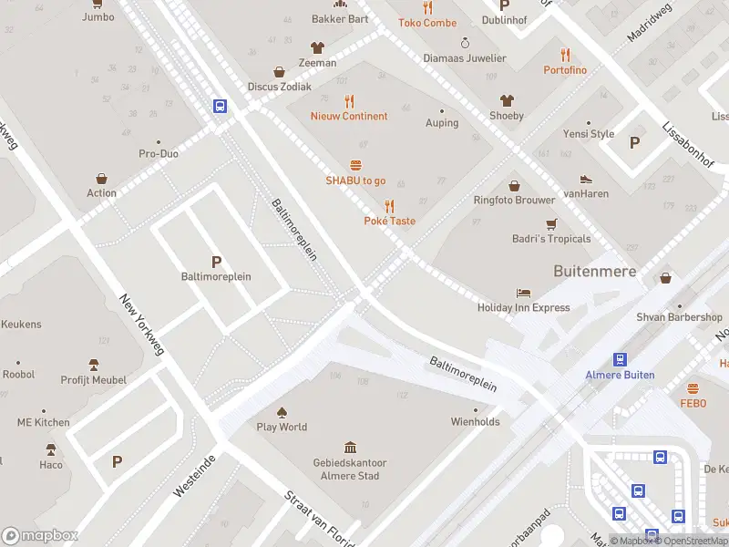 Brandweer met gepaste spoed naar de Baltimoreplein in Almere vanwege reanimatie