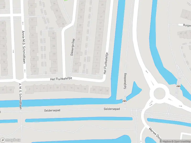 Ambulance met gepaste spoed naar de Het Fluitketeltje in Gorinchem