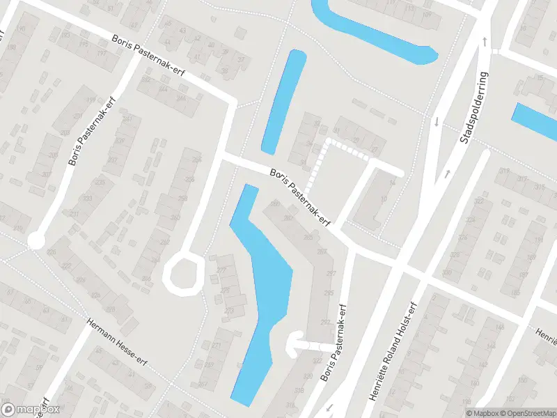 Ambulance met grote spoed naar de Boris Pasternak-erf in Dordrecht