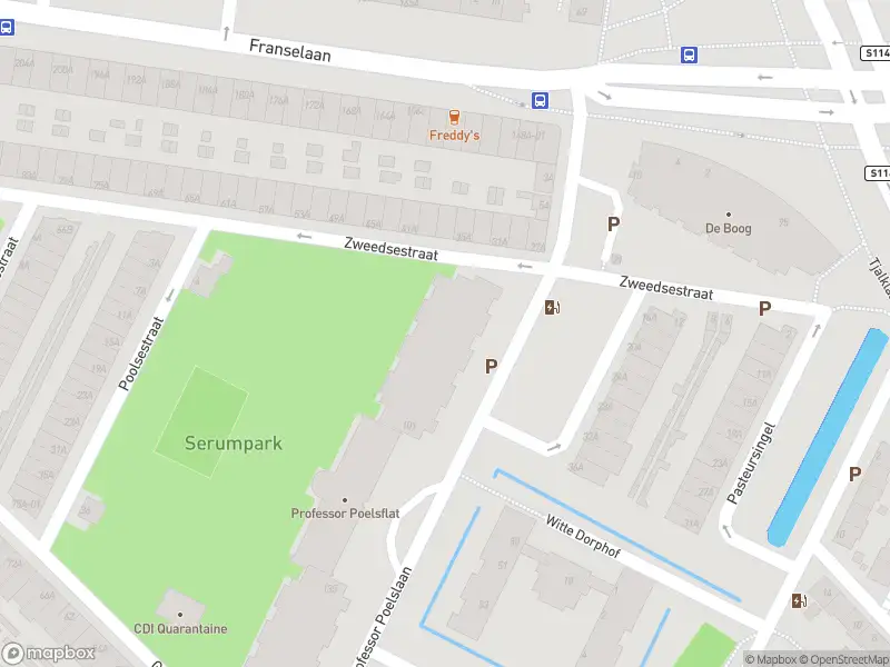 Ambulance met gepaste spoed naar de Prof. Poelslaan in Rotterdam