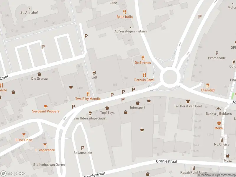 Politie naar de Sint Janstraat in Uden vanwege ongeval met letsel