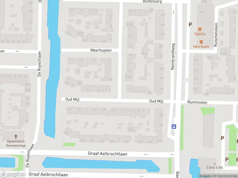 Ambulance met grote spoed naar de Meerhuysen in Amstelveen