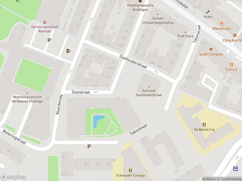 Ambulance met grote spoed naar de Sionstraat in Rotterdam