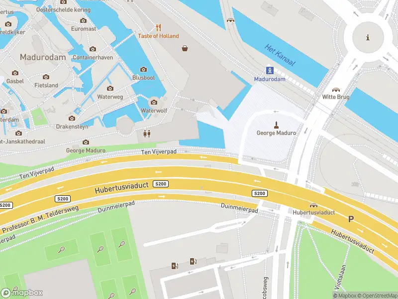 Politie met grote spoed naar de George Maduroplein in 's-Gravenhage vanwege ongeval met letsel