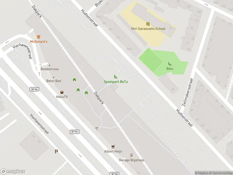 Ambulance met grote spoed naar de Vierhavensstraat in Rotterdam