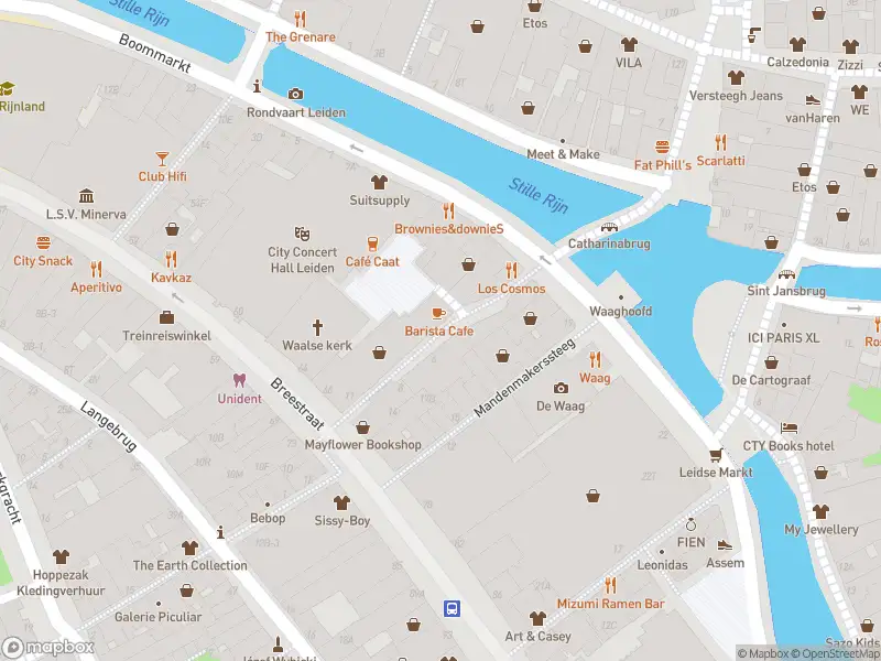 Brandweer met grote spoed naar de Catharinasteeg in Leiden