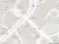 Ambulance met gepaste spoed naar de Kurhausweg in 's-Gravenhage