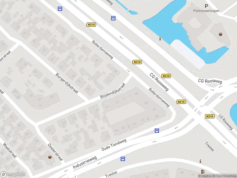 Ambulance met grote spoed naar de Blijdendijkstraat in Krimpen aan den IJssel