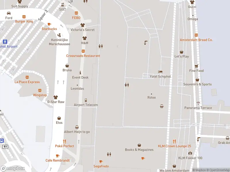 Ambulance met gepaste spoed naar de Vertrekpassage in Schiphol