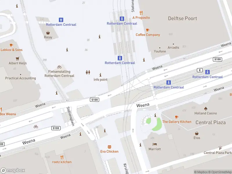 Besteld ambulance vervoer naar de Weena in Rotterdam