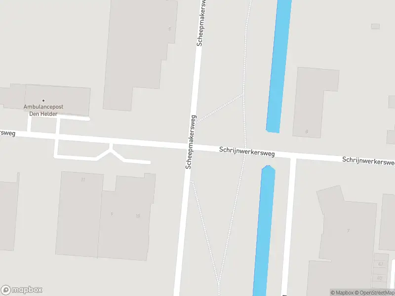 Ambulance met gepaste spoed naar de Schrijnwerkersweg in Den Helder