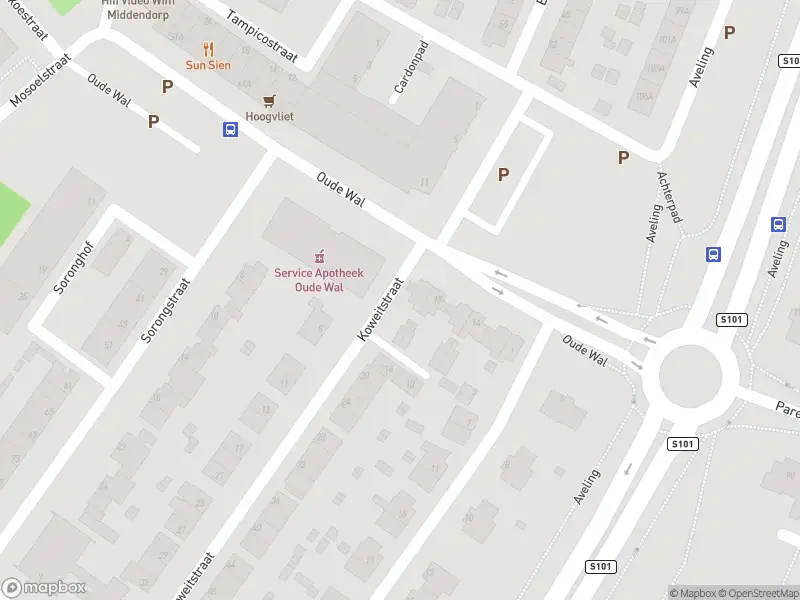 Ambulance met gepaste spoed naar de Oude Wal in Hoogvliet Rotterdam