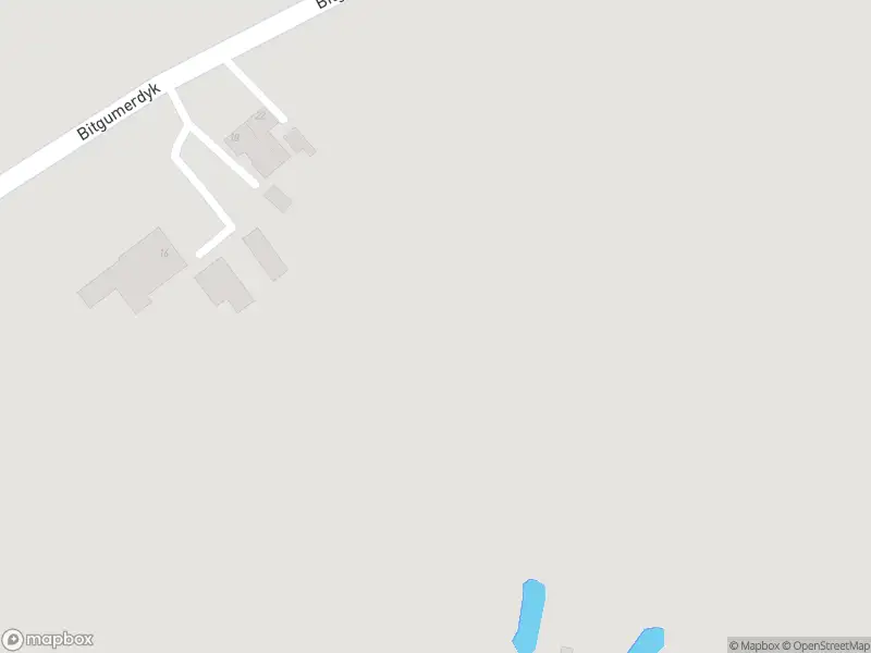 Brandweer met grote spoed naar de Bitgumerdyk in Menaam