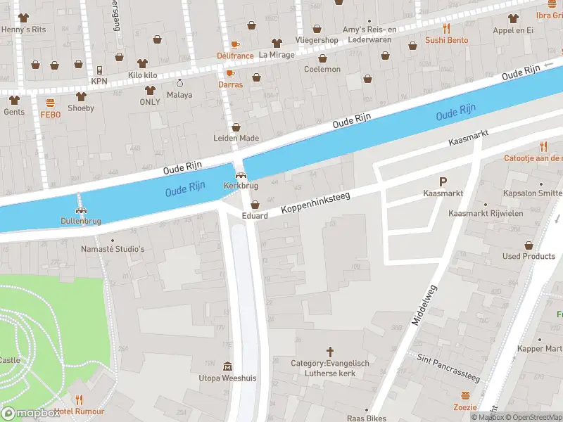 Brandweer met grote spoed naar de Koppenhinksteeg in Leiden vanwege voertuigbrand