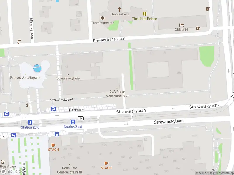 Overlastmelding Strawinskylaan in Amsterdam