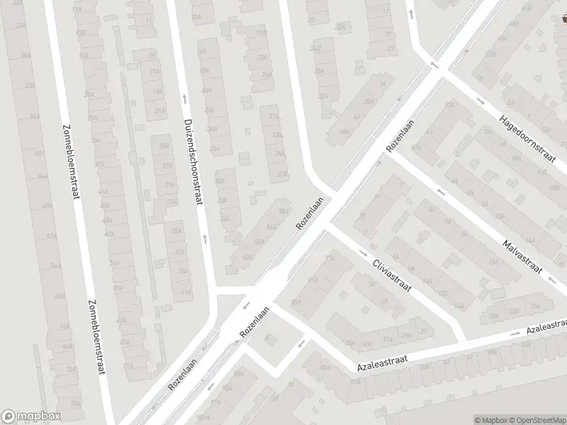 Ambulance met gepaste spoed naar de Rozenlaan in Rotterdam