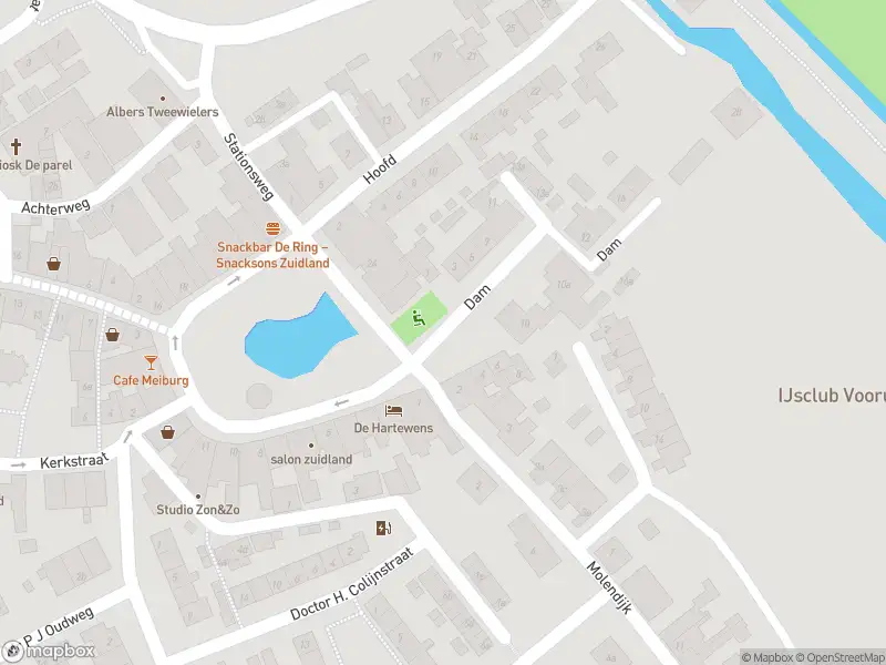 Brandweer met gepaste spoed naar de Dam in Zuidland vanwege afhijsen patient