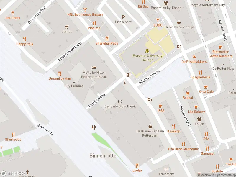 Ambulance met gepaste spoed naar de Botersloot in Rotterdam