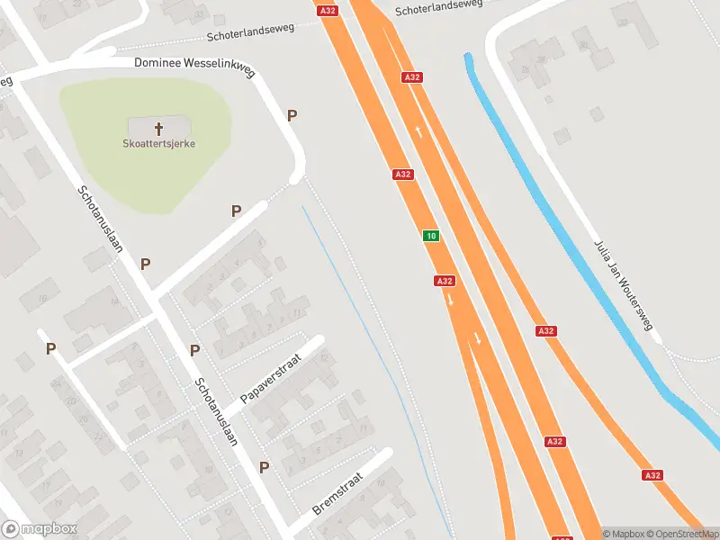 Brandweer met grote spoed naar de Schoterlandseweg in Oudeschoot vanwege gebouwbrand