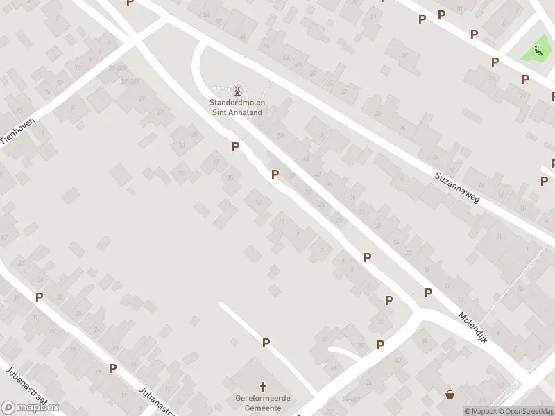 Brandweer met grote spoed naar de Noordstraat in Sint-Annaland vanwege waarnemen gaslucht