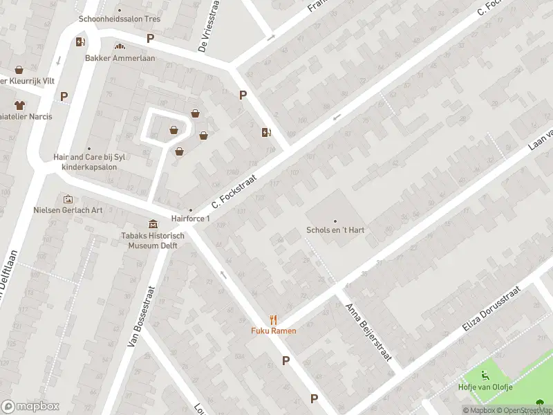 Ambulance met gepaste spoed naar de C. Fockstraat in Delft