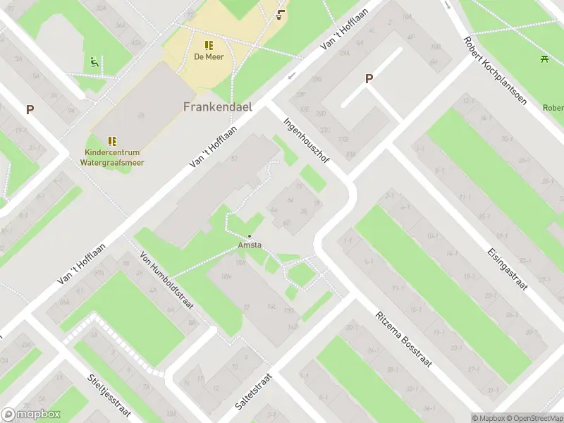 Ambulance met gepaste spoed naar de Ingenhouszhof in Amsterdam