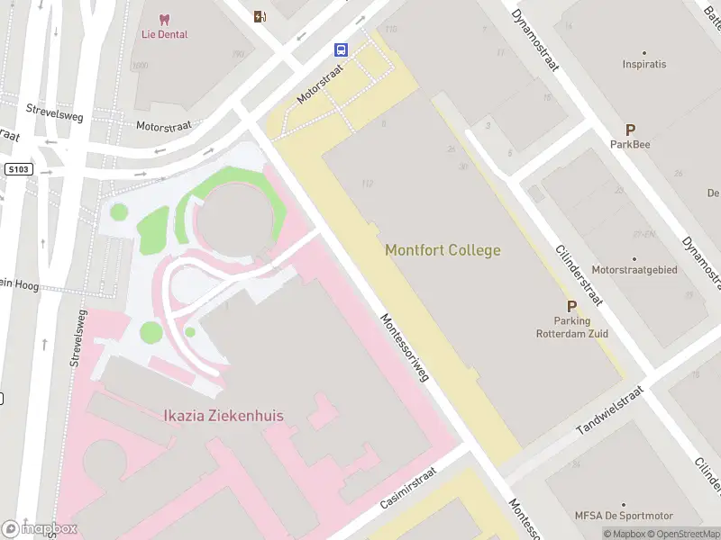 Besteld ambulance vervoer naar de Montessoriweg in Rotterdam