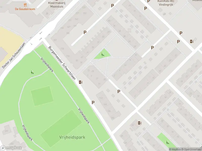 Brandweer met grote spoed naar de Burgemeestersplantsoen in Maassluis vanwege gebouwbrand