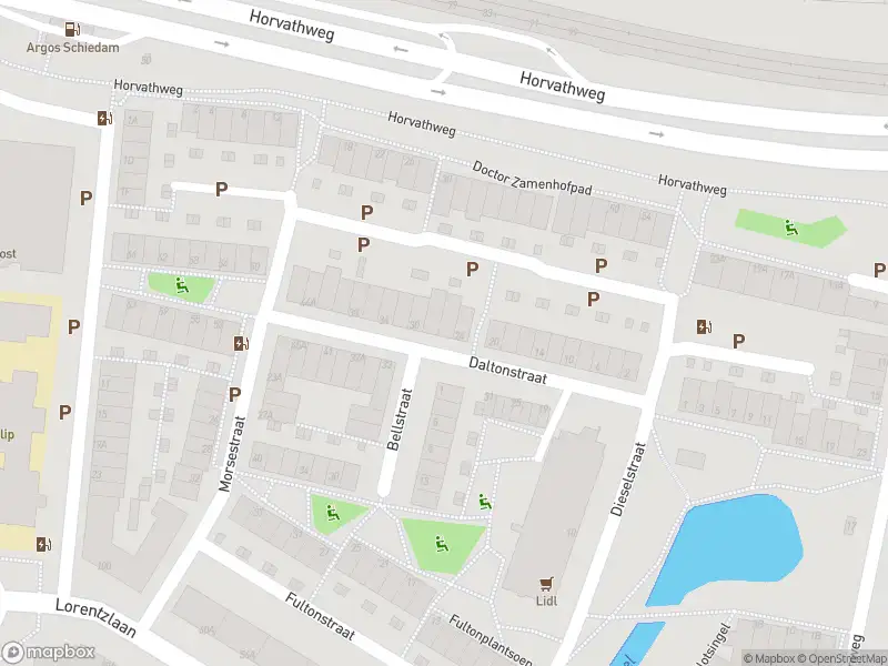 Ambulance met grote spoed naar de Daltonstraat in Schiedam