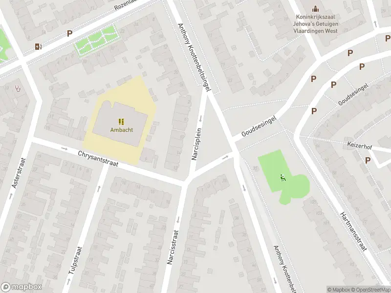 Ambulance met grote spoed naar de Narcisplein in Vlaardingen